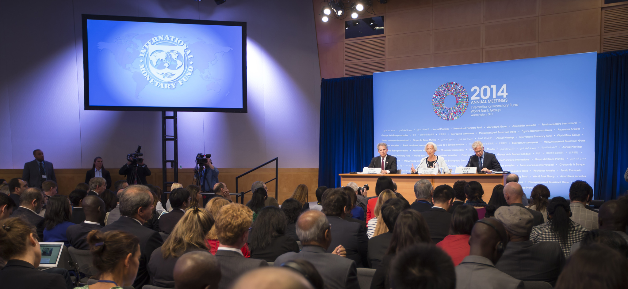 Conférence de presse de la directrice générale du FMI