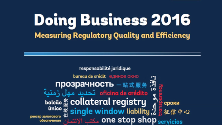 Doing Business 2016 – Afrique subsaharienne