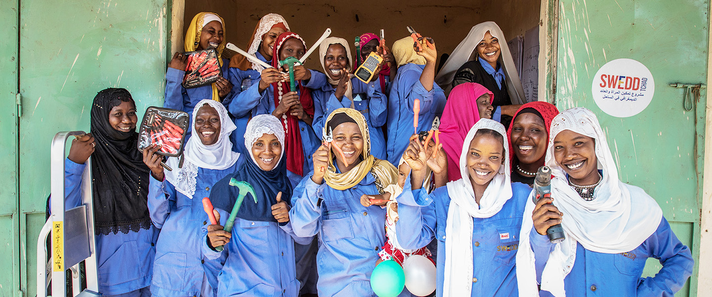 Au Tchad et dans les autres pays où il intervient, le SWEDD a déjà fourni une formation professionnelle à plus de 100.000 femmes pour leur permettre de gagner leur vie. Photo © Vincent Tremeau/Banque mondiale