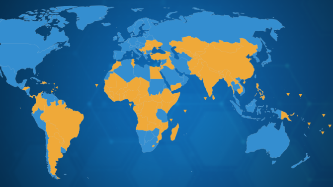 100 pays reçoivent notre soutien face à COVID-19 (coronavirus)