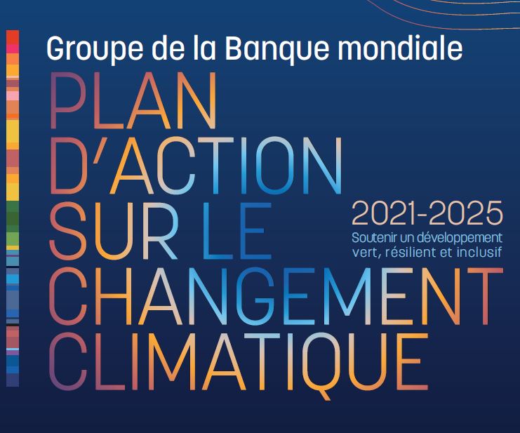 Couverture du Plan d'action sur le changement climatique