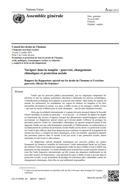 United Nations Report FR
