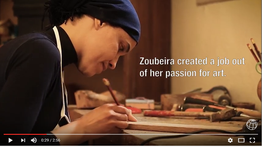 Passionnée de design, cette jeune Tunisienne a créé son atelier