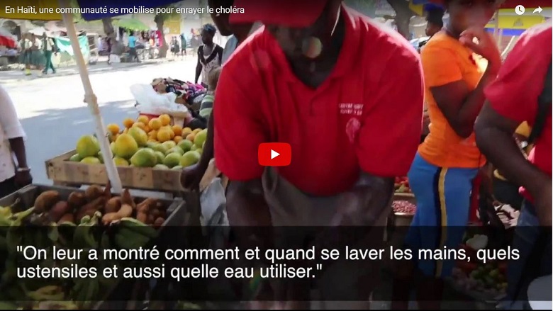 En Haïti, une communauté se mobilise pour enrayer le choléra
