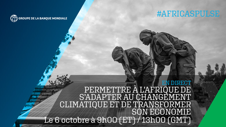 Rapport Africa's Pulse : adaptation au changement climatique et transformation économique en Afrique subsaharienne
