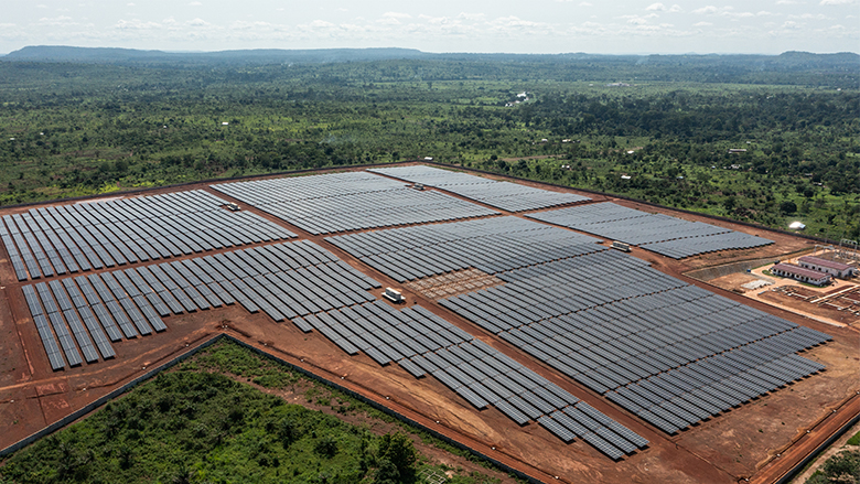 Une nouvelle centrale solaire est lancée en République