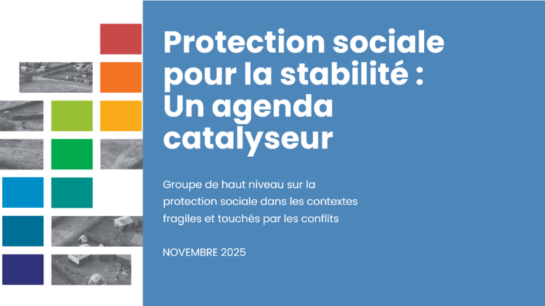 Protection sociale pour la stabilité : un agenda catalyseur